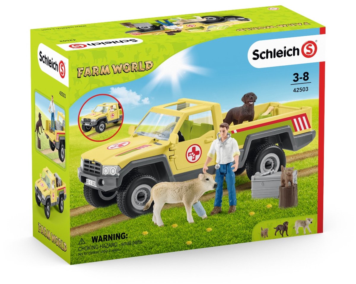 schleich FARM WORLD Speelfigurenset - Dierenartsbezoek op de Boerderij - Kinderspeelgoed voor Jongens en Meisjes - 3 tot 8 jaar - 12 Onderdelen - 42503 — afbeelding 12