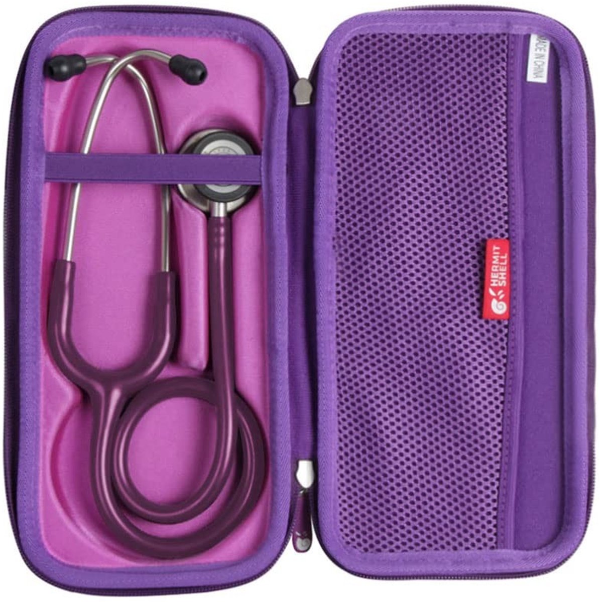 Solidchoice - Reis Etui voor Littmann Classic III Stethoscoop (Paars)