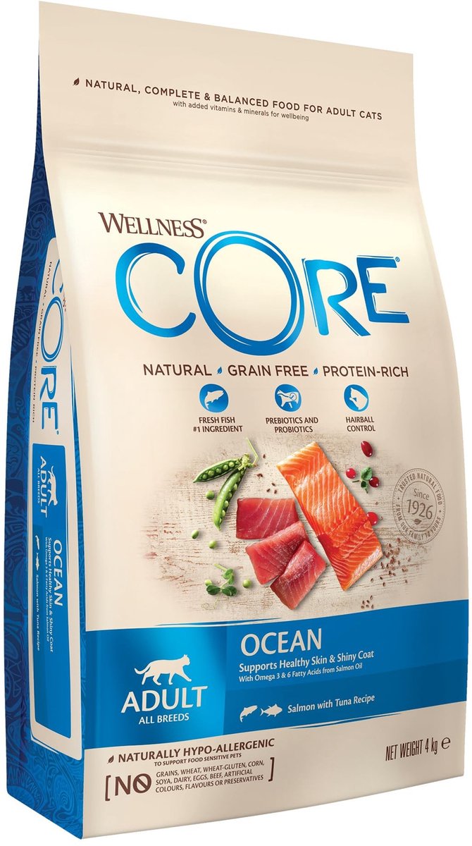 Solidchoice - Droogvoer voor Katten, Zalm & Tonijn, 4 kg