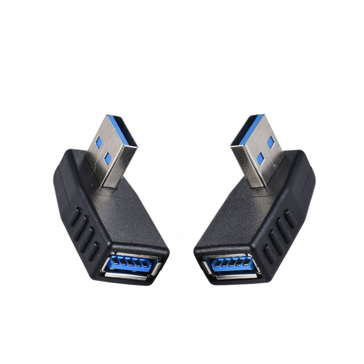 Solidchoice - USB 3.0 Hoekadapter 90 Graden, 2-Pack