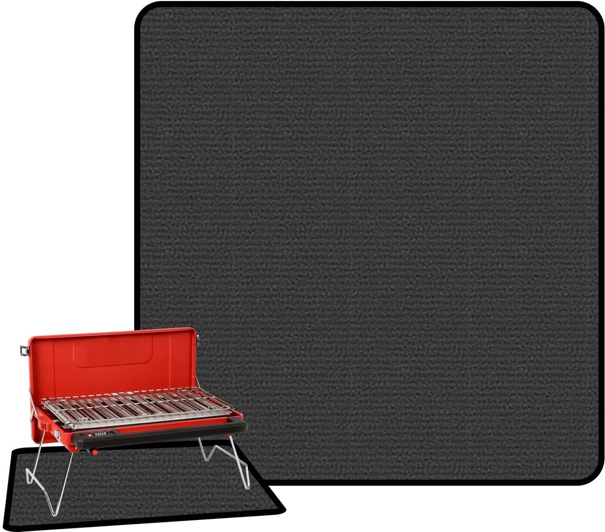 Solidchoice - Hittebestendige Terrasmat voor Vuurkorf - 45x37 cm Brandwerend