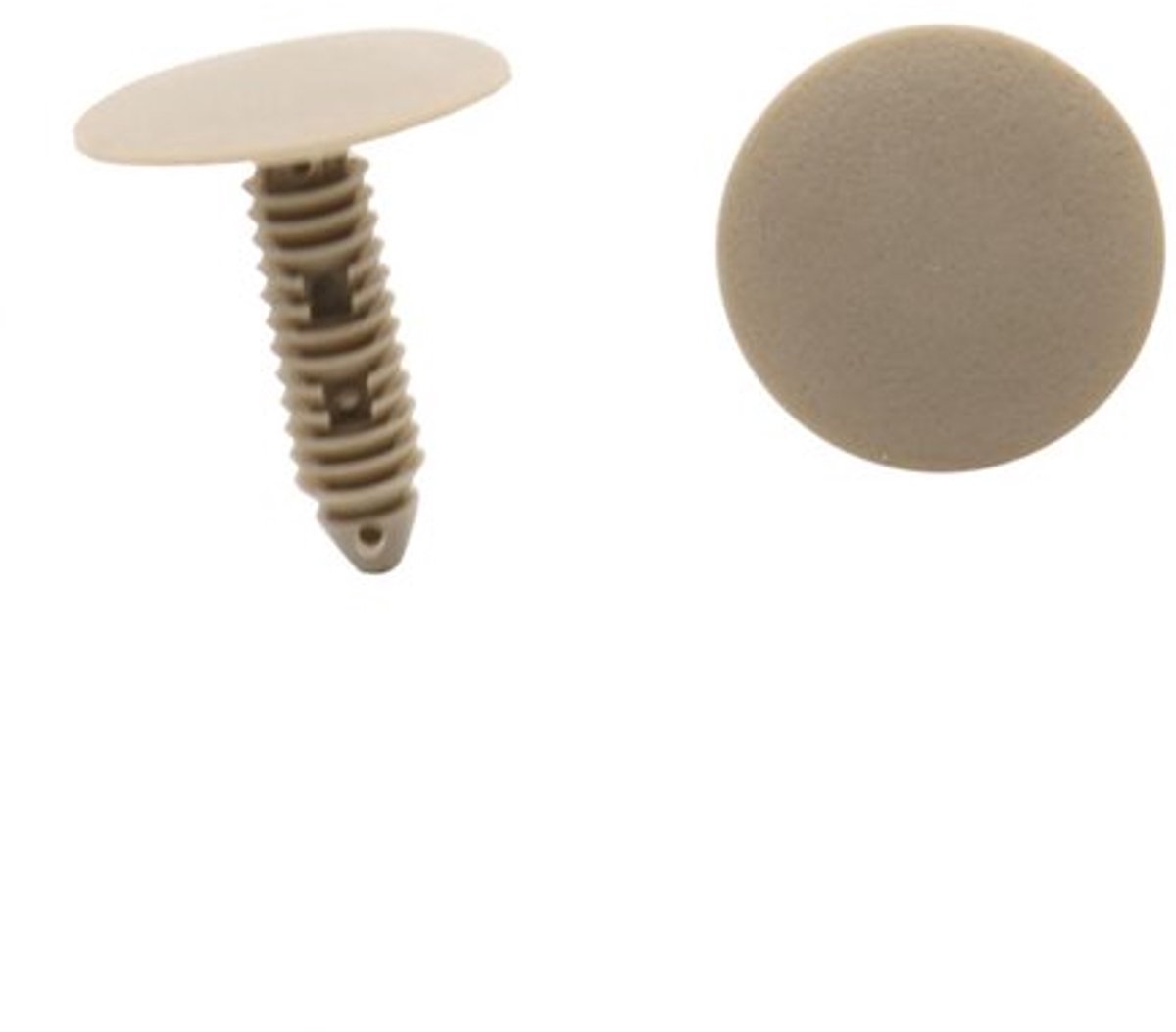 Klinknagels 50 stuks - Kunststof Bevestigingselementen - 6,5 mm Gat - Voor Auto/Bussen/Vrachtwagens - Geschikt voor Montage - Kopdiameter 25 mm - Clip