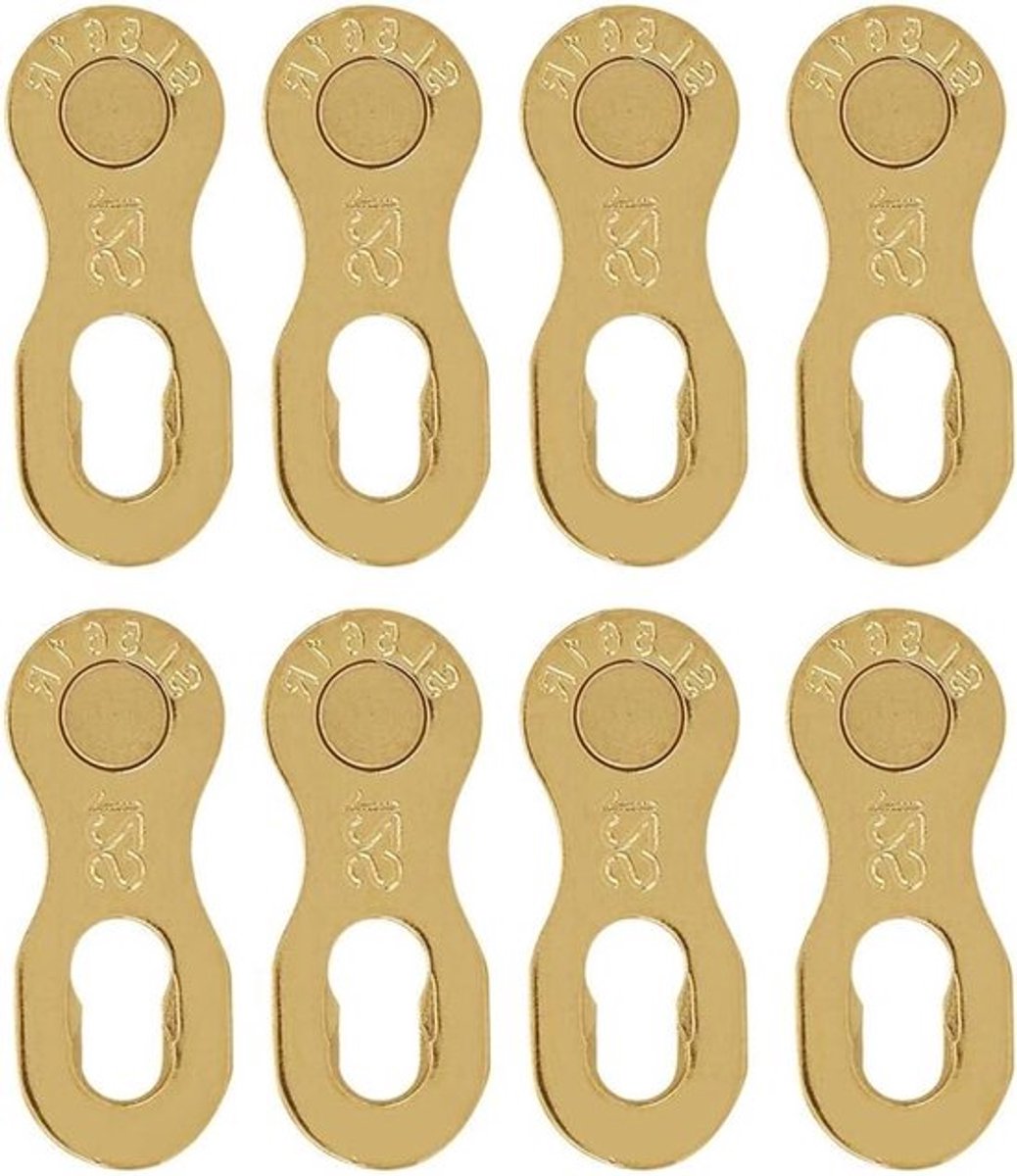 4 Paar 12 Speed Stalen Herbruikbare Fiets Ketting Linken - Kleurige Missende Links voor Fietsen