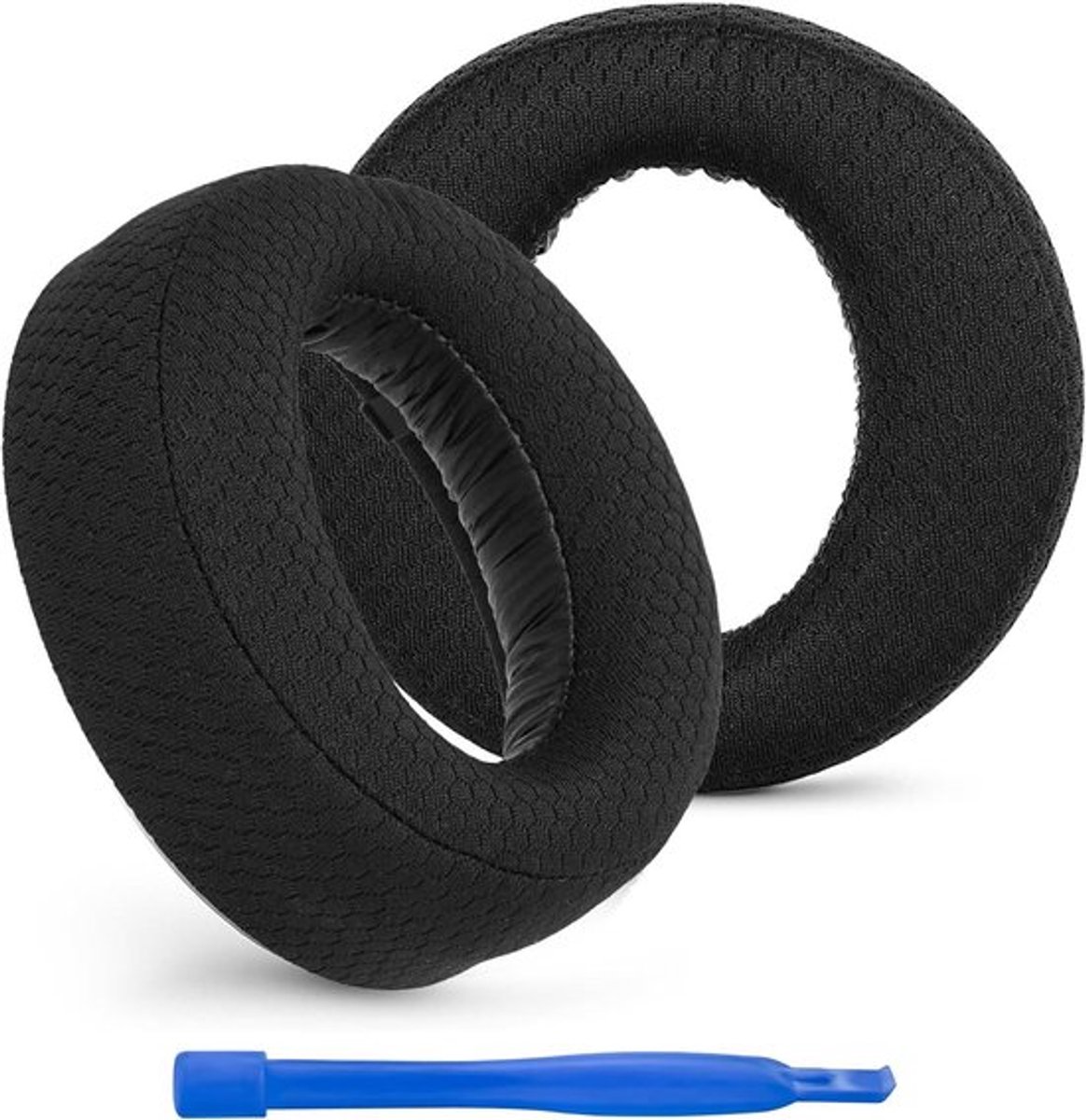 Vervangende oorkussens - Sony PlayStation 5 - PULSE 3D - mesh stof - zwart - oorkussens - hoofdtelefoon - geschikt voor - kleur - model - Vervangende oorkussens voor headset.