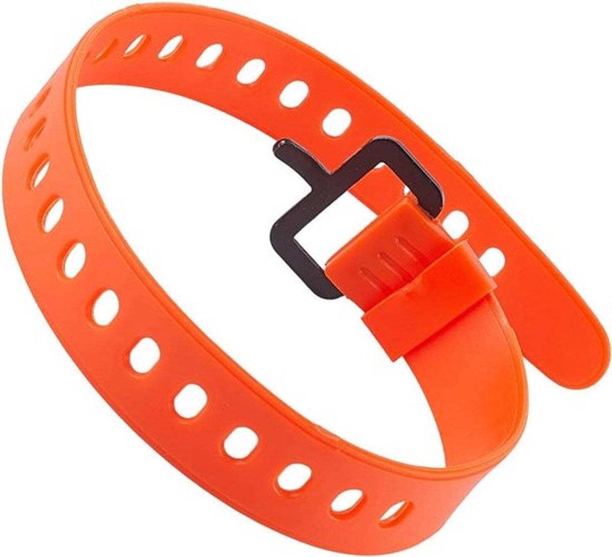 Sjorgesp Riem - Rubber - Quick Release - Oranje - Multifunctionele - Bagage Organizer - Loop Touw - Spanbanden - Geschikt voor Camping - Yoga Matten - Slangkoorden - Fiets - 2 Stks