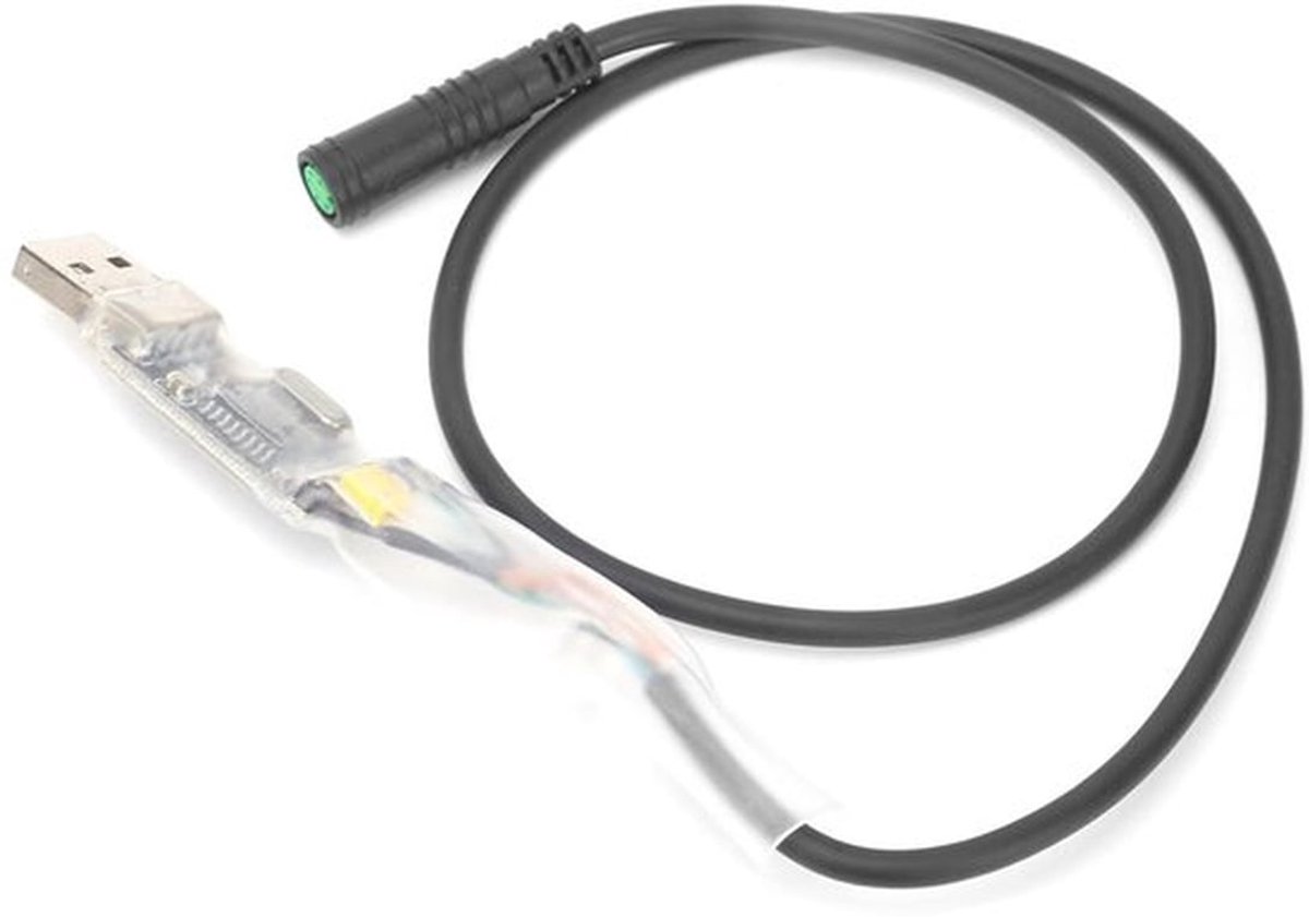 Elektrische Fiets Motor USB Programmeerkabel - Geschikt voor Mid Drive Motor Kit - USB Programmeerkabel, Elektrische Fiets Motor USB Programmeerkabel voor Mid Drive Motor Kit.