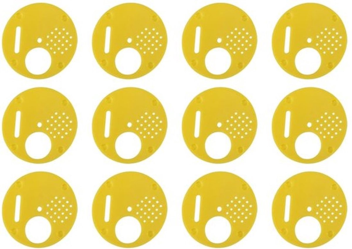 Ingang voor bijenkasten - Imker-accessoires - Gemakkelijk te gebruiken - 12 stuks - Bescherming tegen muizen - Geschikt voor bijenkasten - Plasti