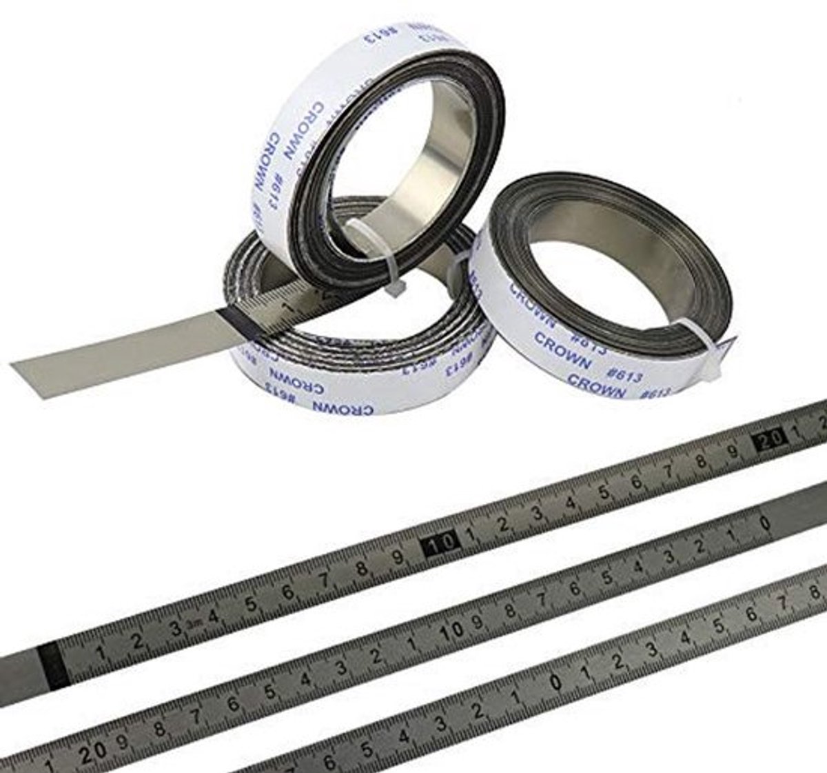 - Vogueing Tool - Verstekrail-band - Zelfklevende Schaalliniaal - Zilver - Houtbewerking Gereedschap - Precisie Meetinstrument - Geschikt v..
