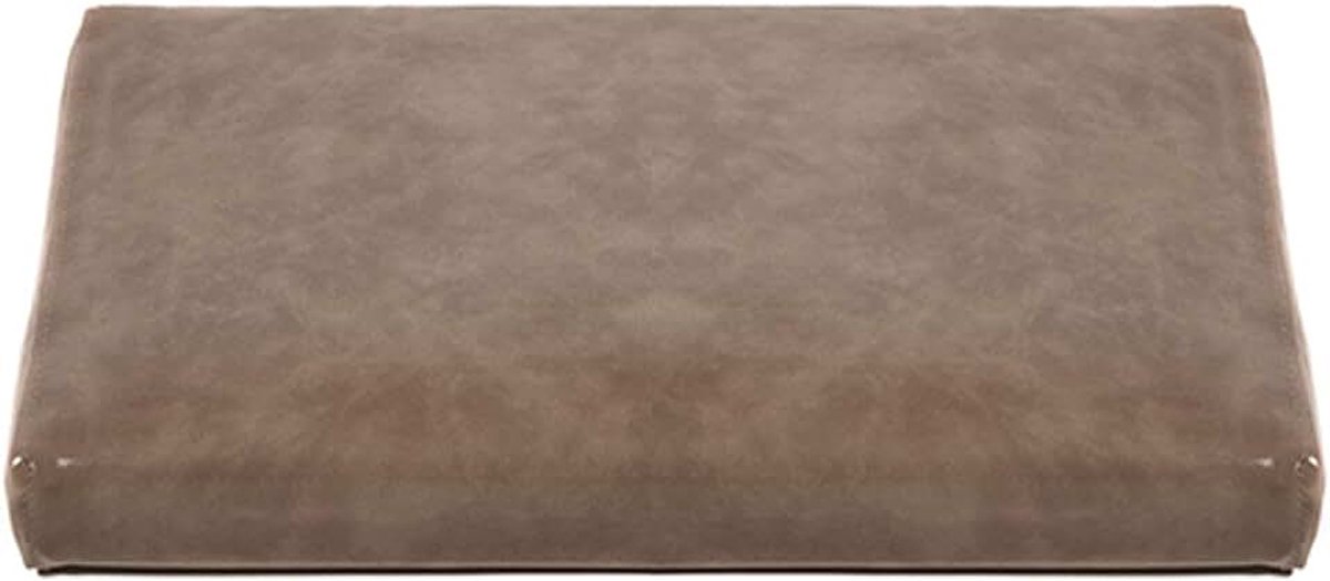 Lederen Bank Kussen Antislip Rechthoek Stof Kunstleer Bank Kussen Voor Tuin Bank Patio Meubels Indoor Outdoor Bank Eetvervanging Kussen-Licht curry kleur 60x30x5cm (23x12x2in)