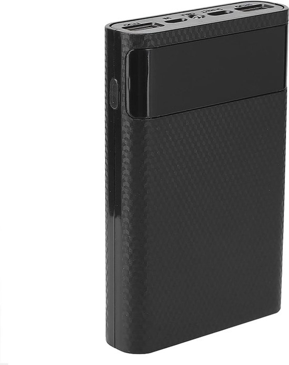Hoogwaardige ABS Batterijladerdoos voor 4x18650 Powerbanks - Draagbare Doe-het-zelf Oplaadbank met Kofferset - Universeel zonder Lassen