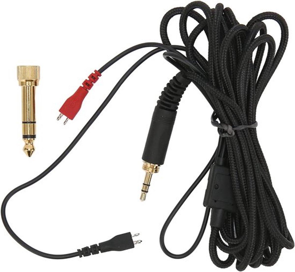 Vervangende Audiokabellijn voor HD Hoofdtelefoon - 9,8ft - Compatibel met Sennheiser - Externe Volumeregeling - Inline Microfoon