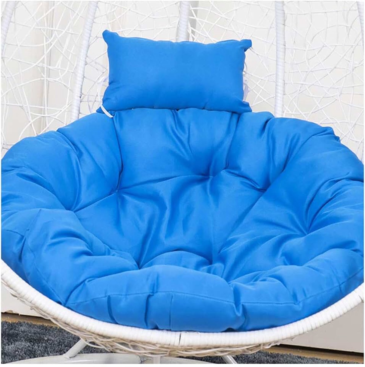Nest Stoel Kussen Met Banden,Dikken Papasan Stoel Kussen,Waterdichte Ronde Swing Stoel Pads Stoel Mat Voor Hangende Hangmat