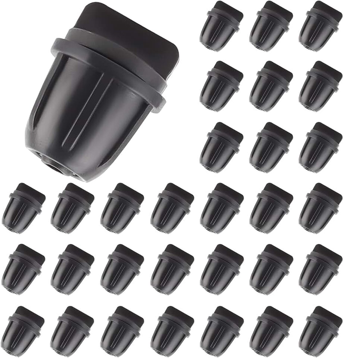 1/4 inch afsluitdoppen voor druppelirrigatie, 30 stuks voor 6 mm irrigatieslang, afsluitdoppen voor druppelleidingen voor sproeisystemen in tuinen en gazons