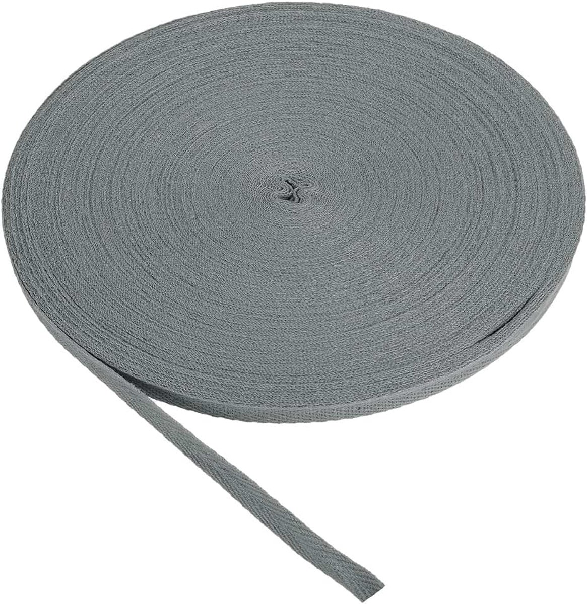 Katoenen keperstof tape 10 mm (3/8 inch) 50 meter katoenen lint biaisband visgraat singels trim voor naaien geschenkverpakking ambachtelijke doe-het-zelf limoengrijs