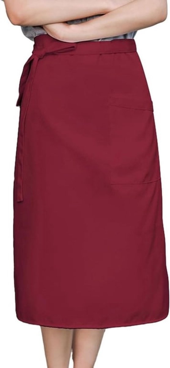 Schort 68 x 70 cm waterdicht met zakken, verstelbaar, uniseks - kookschort voor mannen en vrouwen, restaurant, bar