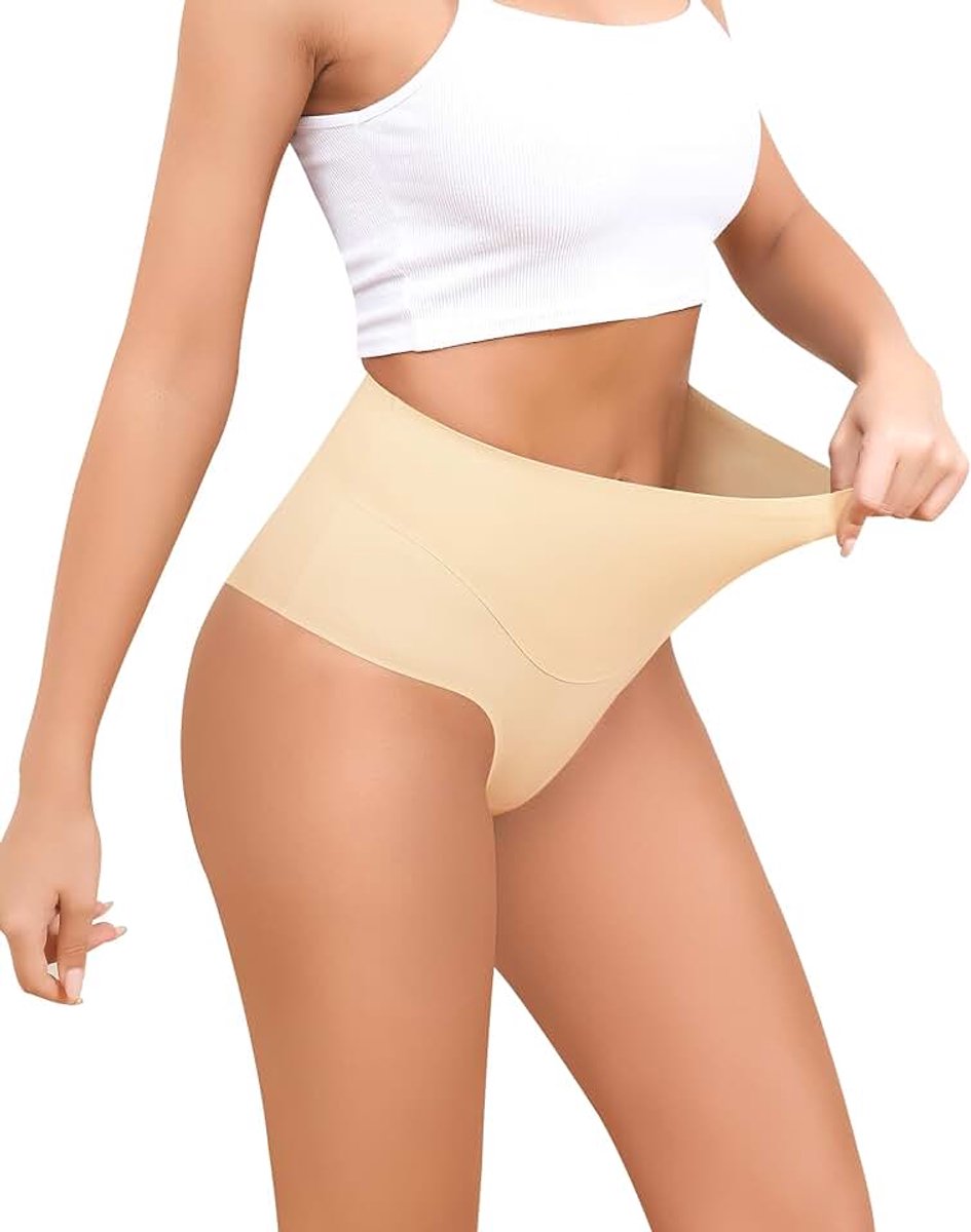 Corrigerende onderbroek voor dames, shapewear, korsetbroek, string, figuurvormend ondergoed, hoge taille, figuurvormend, buikwegbroek voor vrouwen