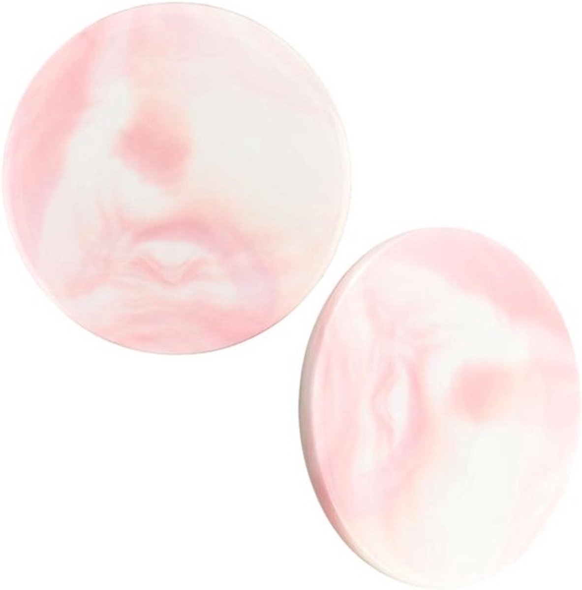 - Roze Ronde Wax Seal Pad - Keramische Stempel Mat Marmer - Duurzaam Hittebestendig - Gemakkelijk Demoulding Plaat Afdichting - Non-Stick Absorberende Backing Board - Geschikt voor Brief Documenten Drinken Cup