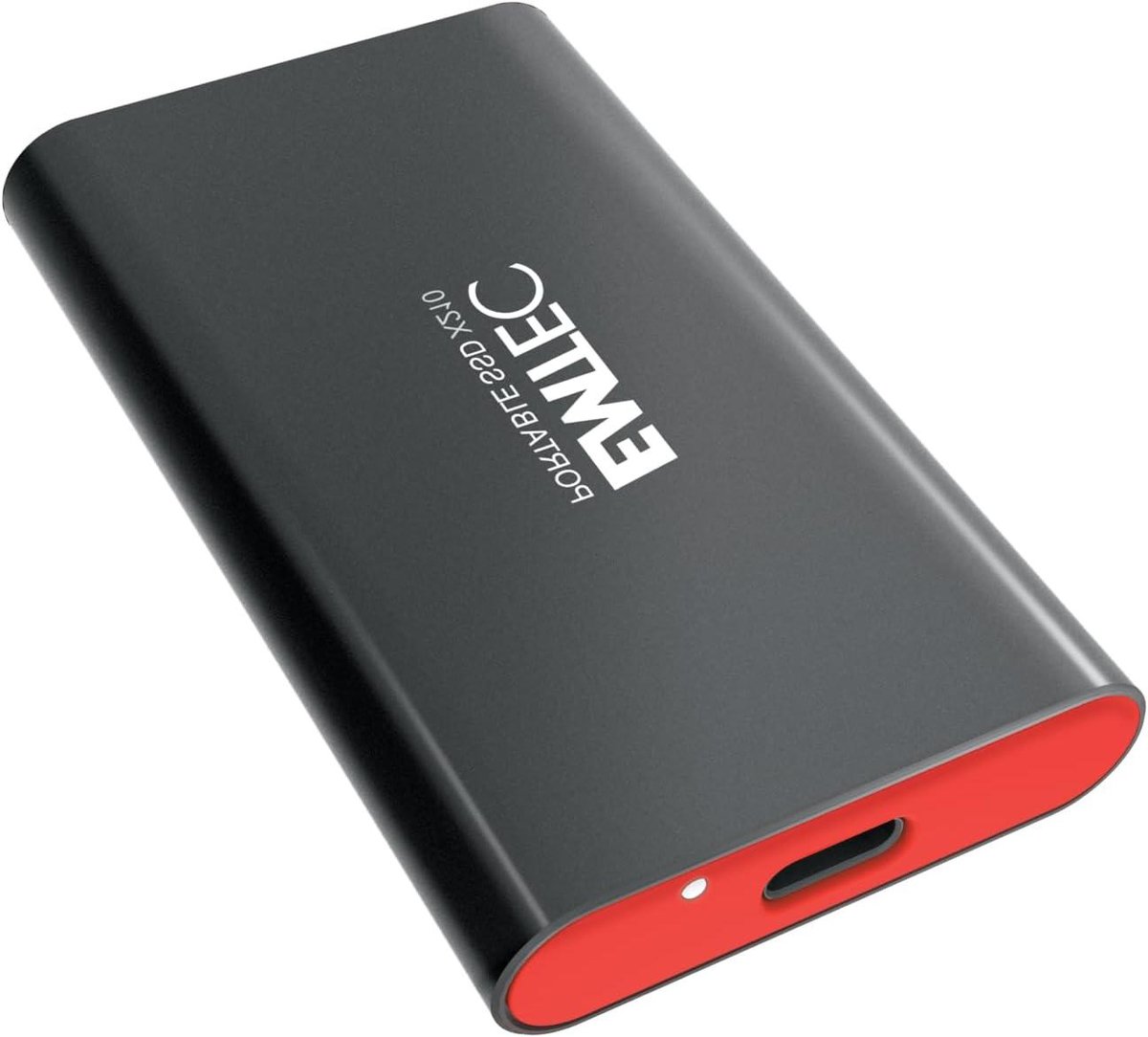 Externe SSD - Draagbare Opslag - Bestanden Overzetten - USB 3.2 Gen2 Interface - 256 GB - Zwart Rood