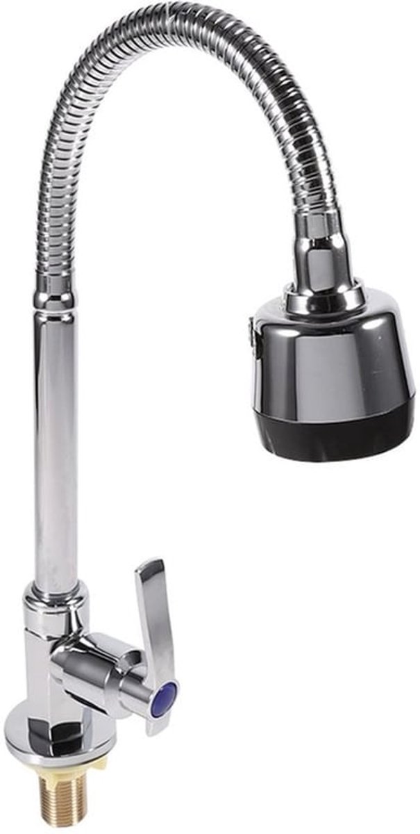 Keukenkraan Draaibaar - Zinklegering - Enkele Handvat - Pull Down Spray - Hoogwaardige Kwaliteit - 100% Gloednieuw - Kraan