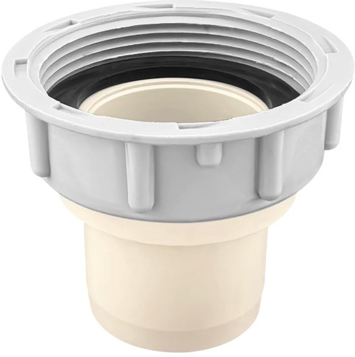 Afvoerpijp Verbinder 56mm - Kunststof met Stopper en Dichting