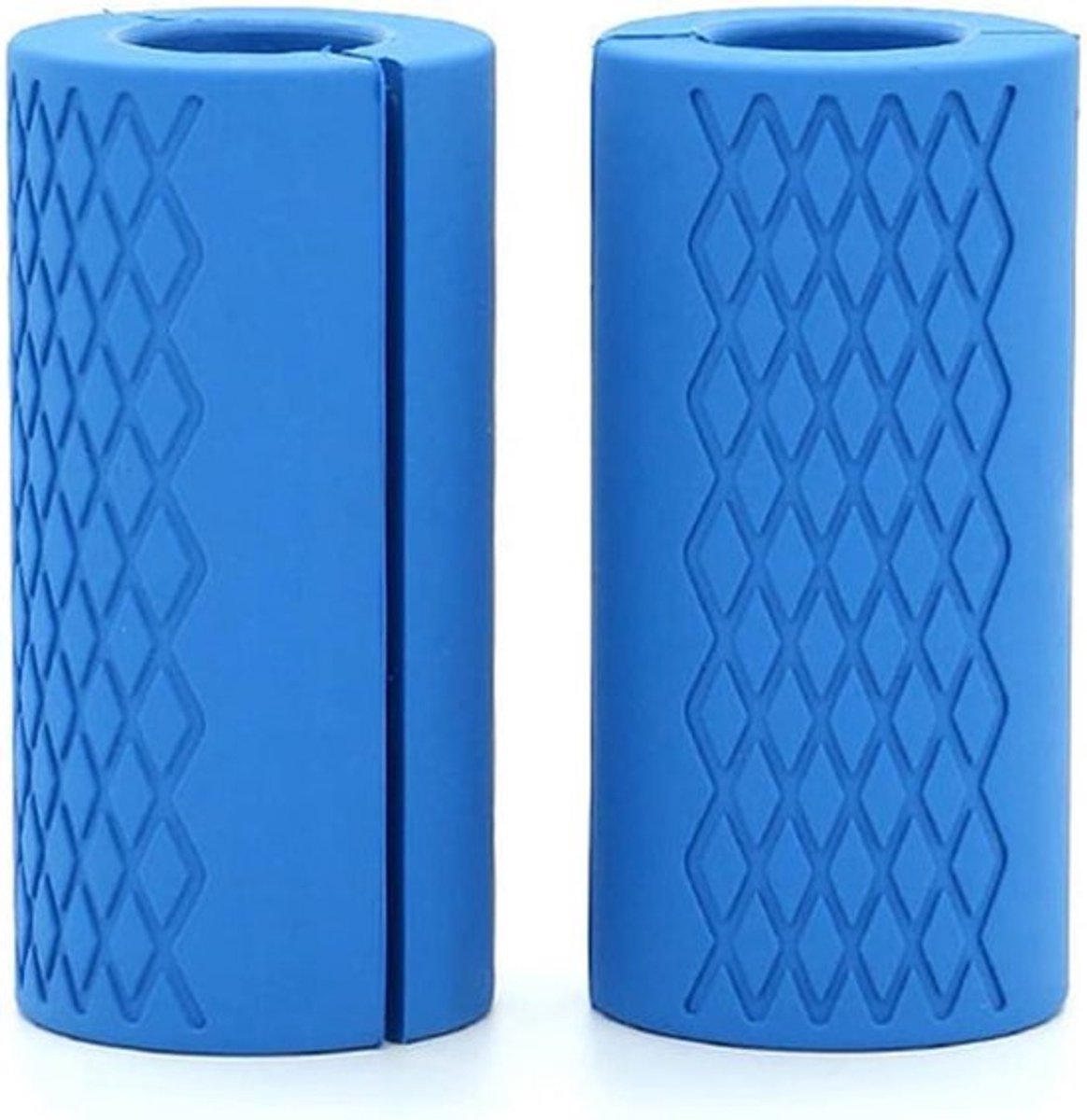 - Dikke Bar Handgrepen - Fitness-accessoires - Zwarte grips - Gewichtheffen - Silicone - Geschikt voor halterstangen en dumbbells - 2 stuks - Lichaamsbeweging - Handgreepbeschermers - Fit Bars.