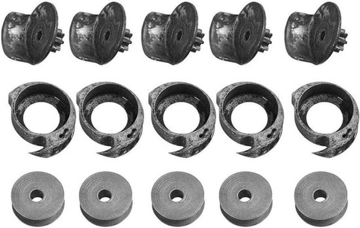 - Schoen Reparatie - Onderdelen - Lederen Herstellen - Reserveonderdelen - Spoel Shuttle - China - 5sets/lot - Spoelhouder - Schoen Naaien - Geschikt voor Machine - Chinese - Klossen