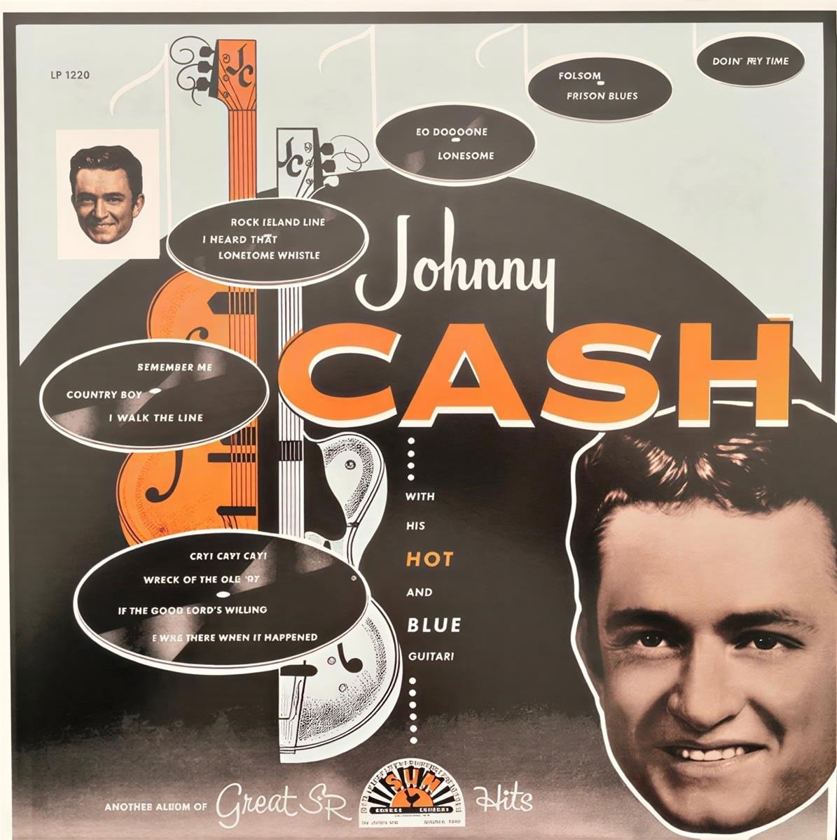 Johnny Cash - With His Hot And Blue Guitar! (LP)