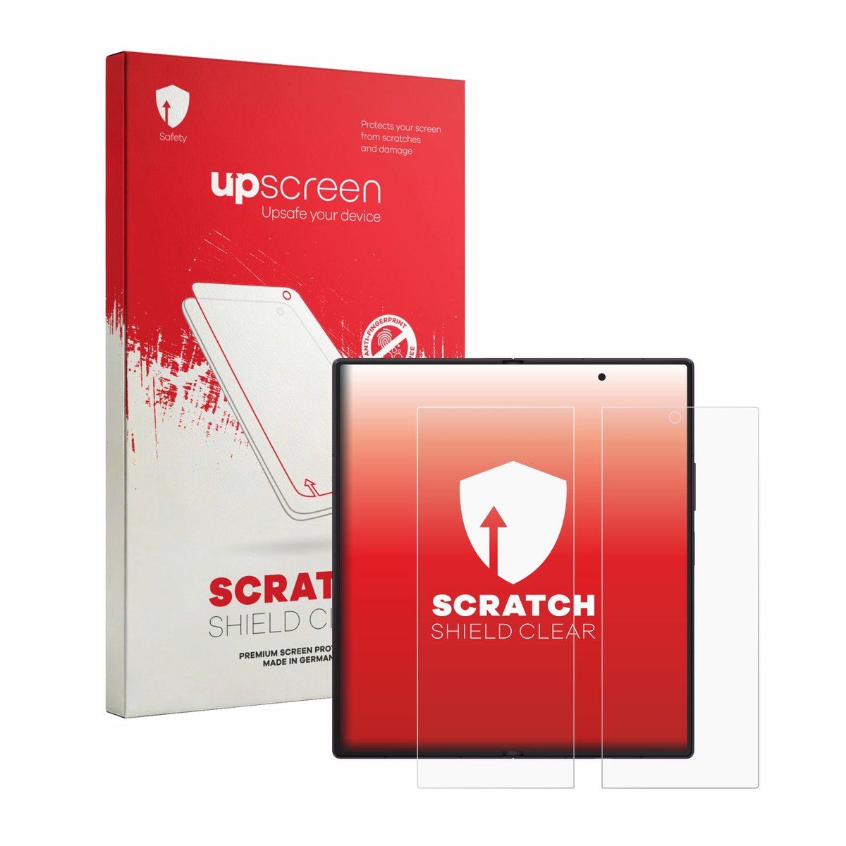upscreen - Screenprotector voor Samsung Galaxy Z Fold 8 Ultra (Inner display) - Folie Beschermfolie transparant