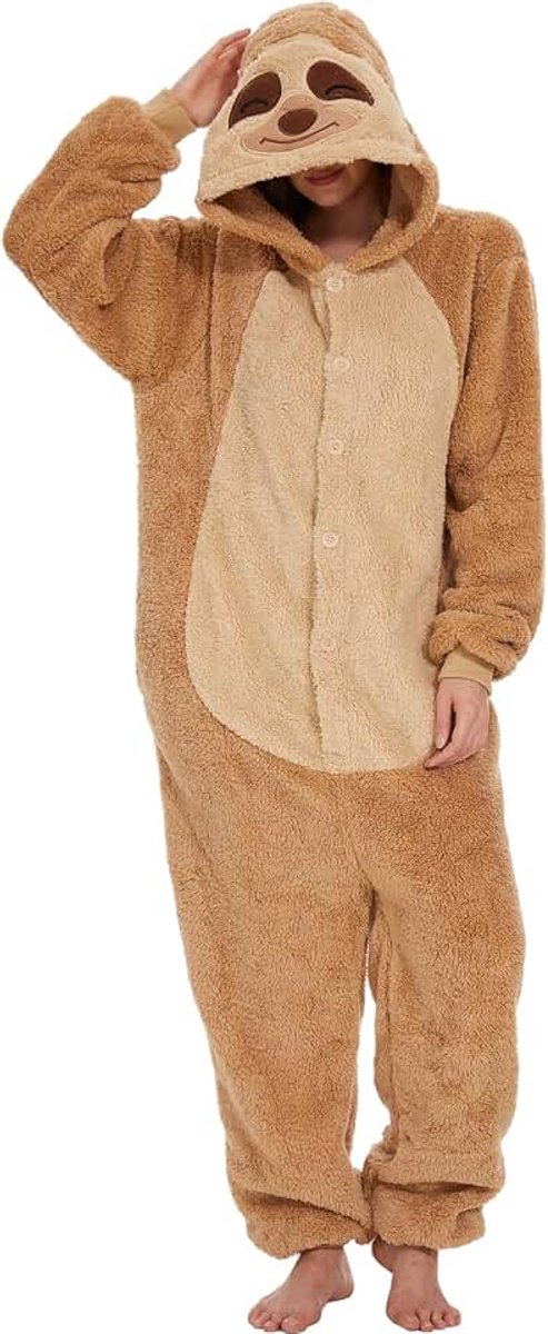 Pyjama voor volwassenen, uniseks, anime, dierenkostuum, cosplay, kostuum, overall, onesie, pyjamaset, panda, nachtkleding, slaapkleding