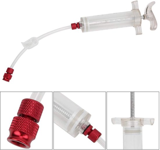 Fietsband Vuller - Sealant Injector - Lekke Banden Repareren - Universeel Klep Geschikt - 50 ml Capaciteit - Transparant — afbeelding 5