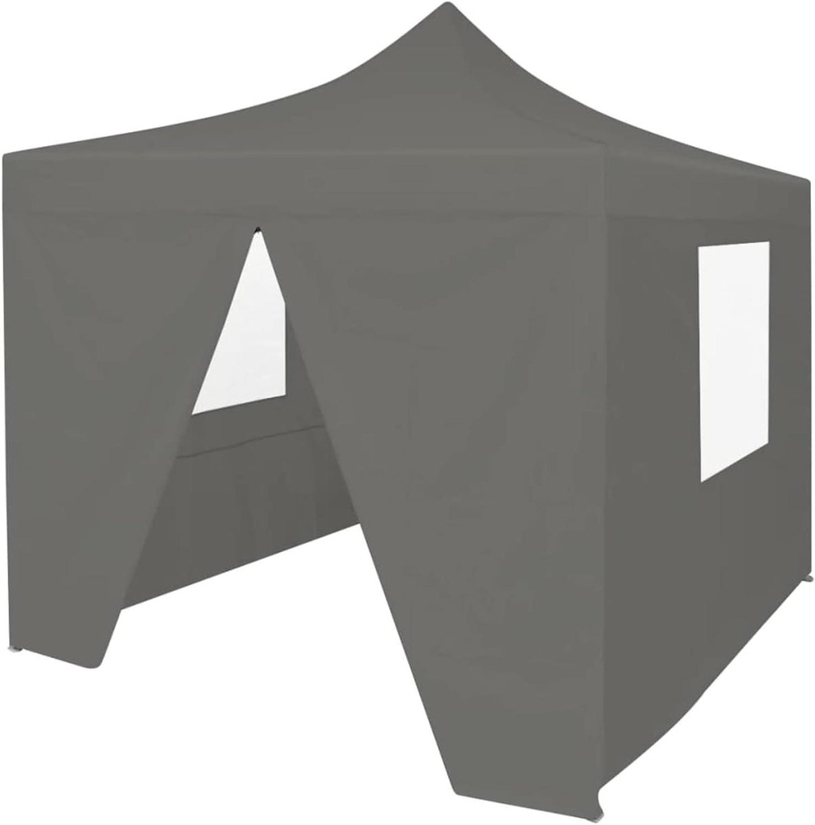 Opvouwbare Partytent - Pop-up Tent - Feestelijke Bijeenkomsten - Water- en UV-bestendig - 3x3 m - Antraciet