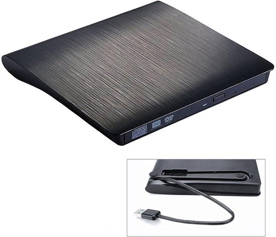 Externe Schijf - Optisch Station - Gegevens Overzetten - Snelle USB 3.0 - Compact Ontwerp - Zwart — afbeelding 5