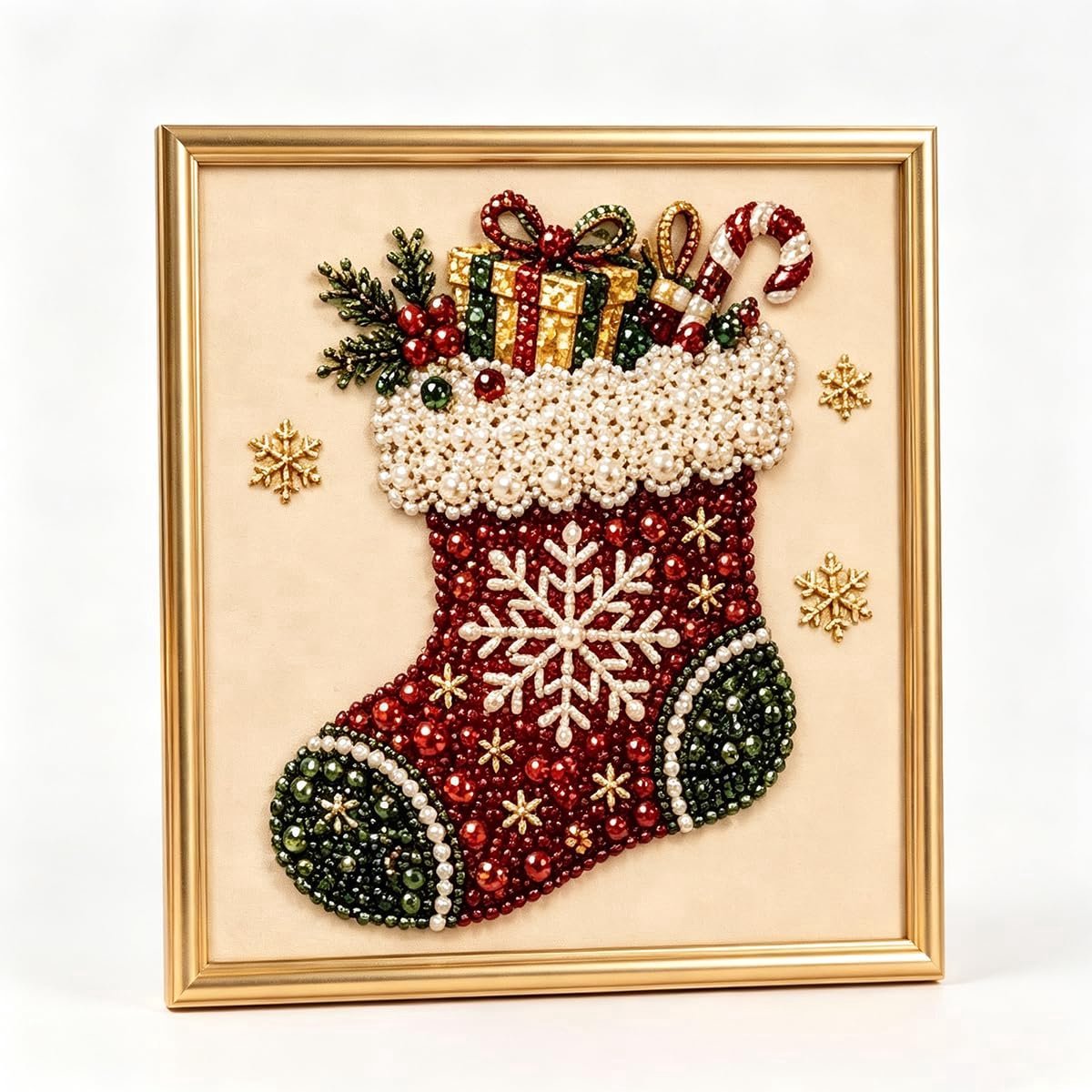 Casalora Diamond Painting - 3D Kerst Diamant Schilderij DIY Kit - Creatieve Hobby voor Volwassenen & Beginners - 30 × 30 cm (zonder lijst)