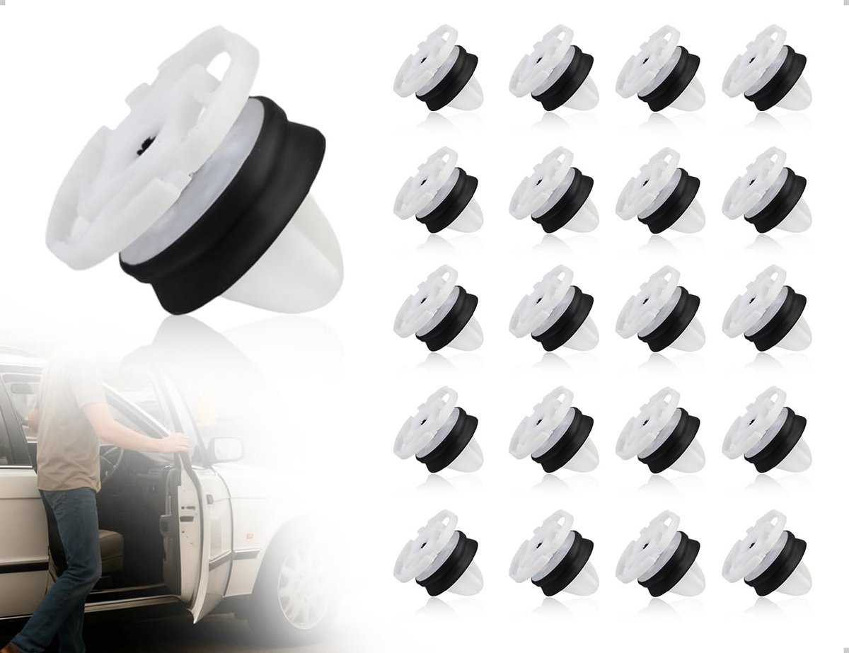 Clips, bevestigingsclips, bevestigingsclips voor binnenbekleding, geschikt voor Peugeot auto, compatibel met auto's