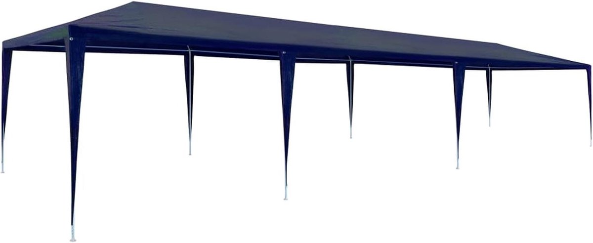 Feesttent - Paviljoen - Feestelijke Bijeenkomsten - UV-bestendig en Waterdicht - 3 x 9 m - Blauw