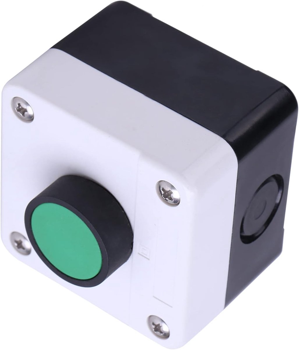 Groene Drukknop Een Knop Controle Doos Tijdelijke Drukknop Station Box voor Gate Opener