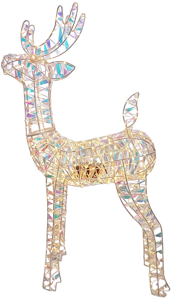 Clayre & Eef Vloerlamp Goudkleurig Kunststof