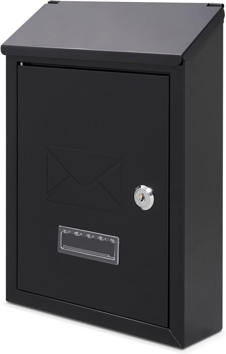 Wandbrievenbus - Postbox - Post ontvangen - Weerbestendig - 21 x 30 cm - Zwart