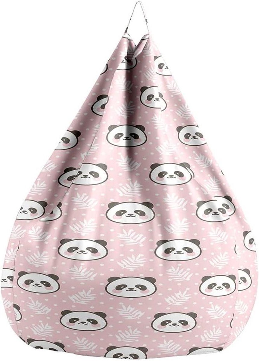 Zitzakhoes - Luiertas - Ontspannen Zitten - Wasbare Overtrek - 100x120 cm - Panda
