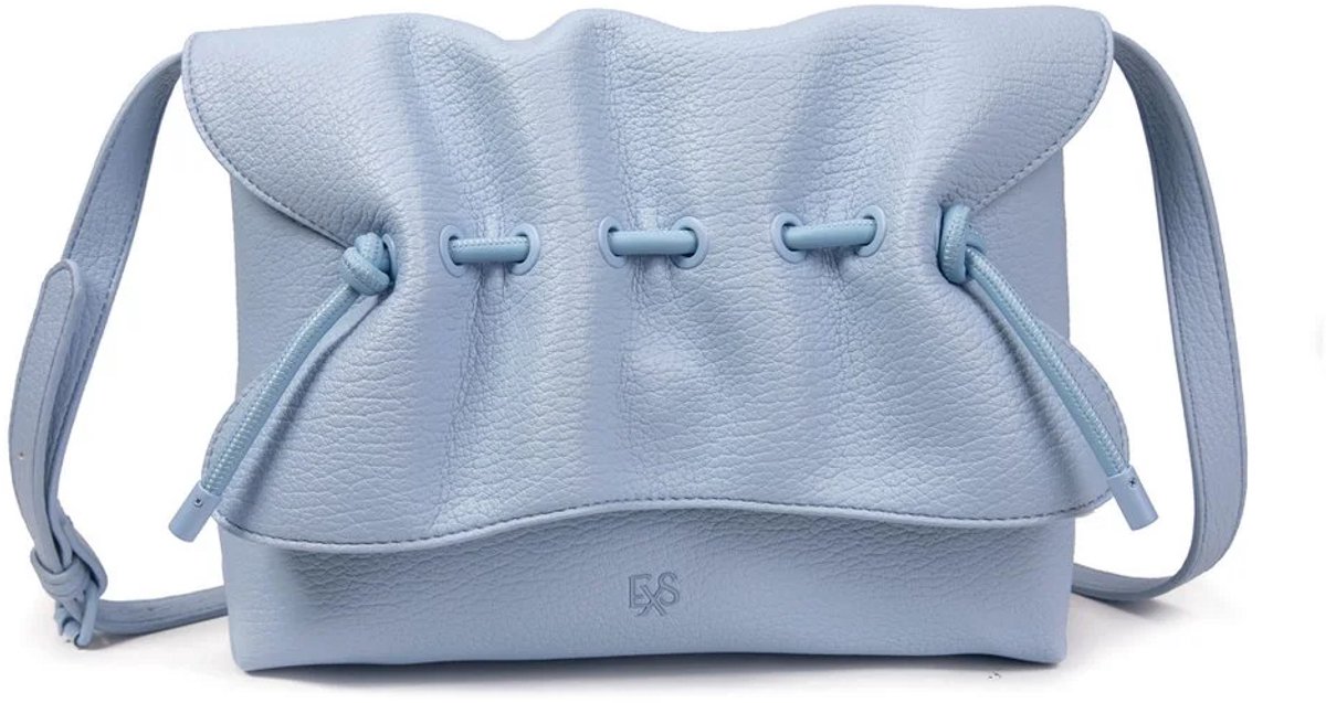 Luna crossbody tas - Dames - Blauw - Handgemaakt - Vegan Leer