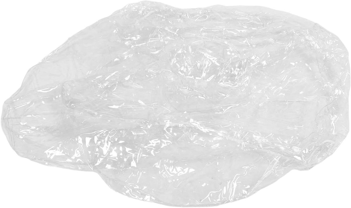 Opbergzitzak - Knuffelopberger - Speelgoed Organiseren - Doorzichtige PVC - 75x70x60 cm - Transparant