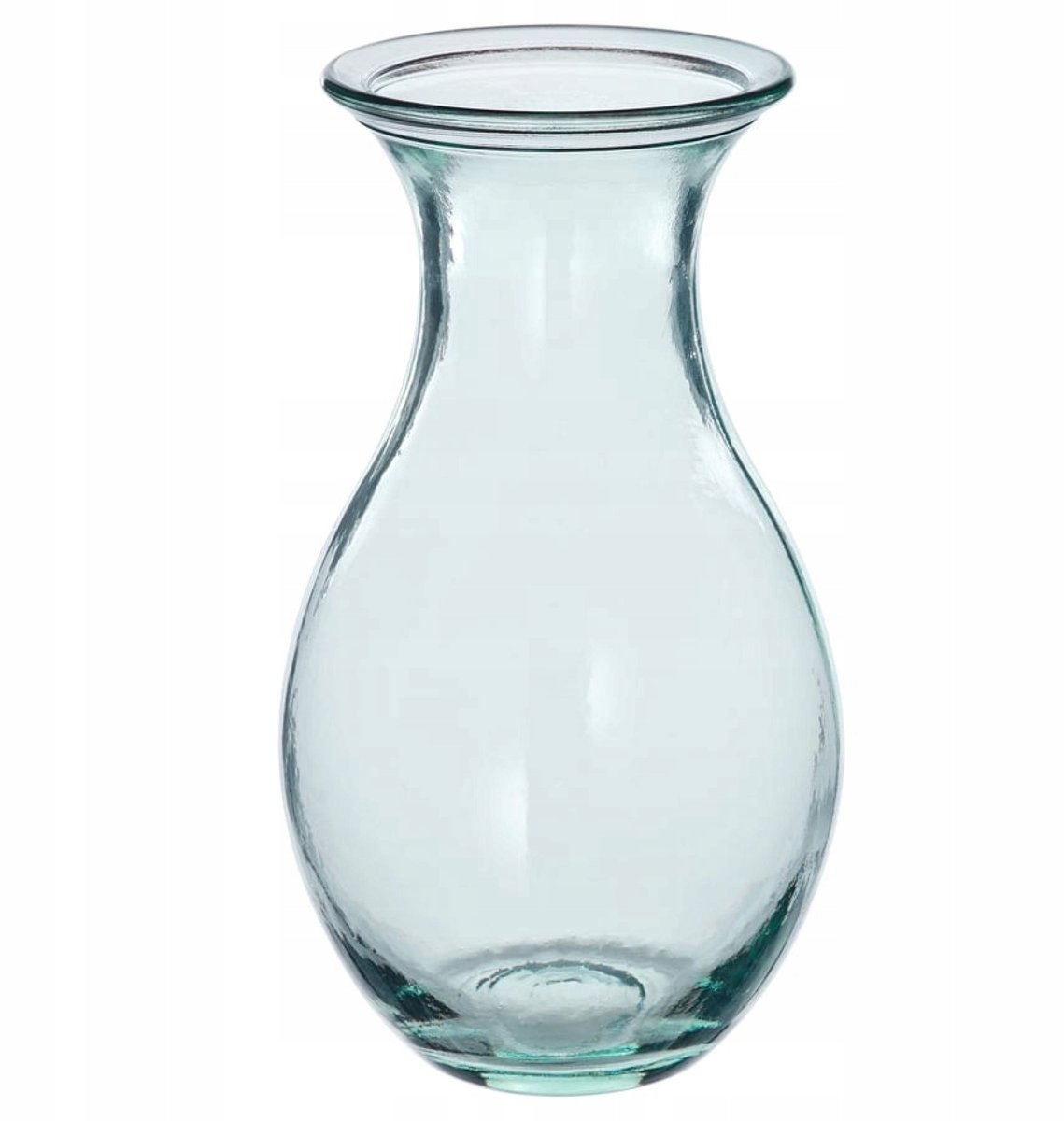 IKEA BERGKORSBAR Vaas - Heldergroen glas - 15 cm hoog