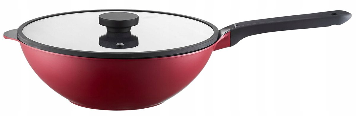 Ambition Noel Wok Pan 30 cm met Deksel - Geschikt voor Inductie