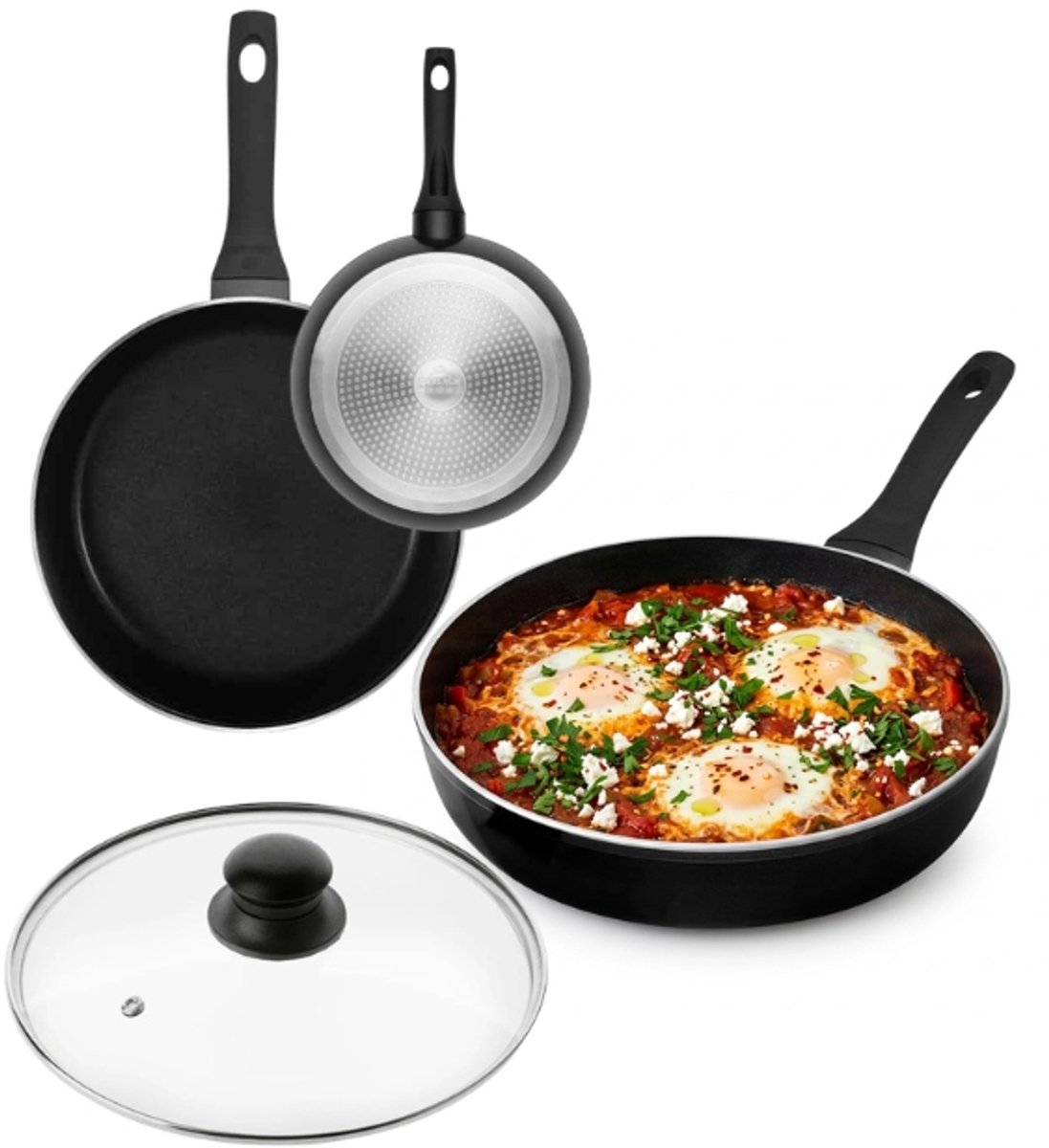 Gerlach Harmony Classic Koekenpan 24cm met Keramische Coating & Deksel