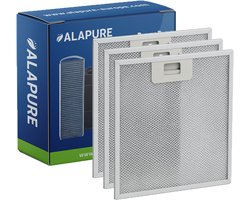 3x Metaalfilter voor Elica GRI0097953A 305x267mm
