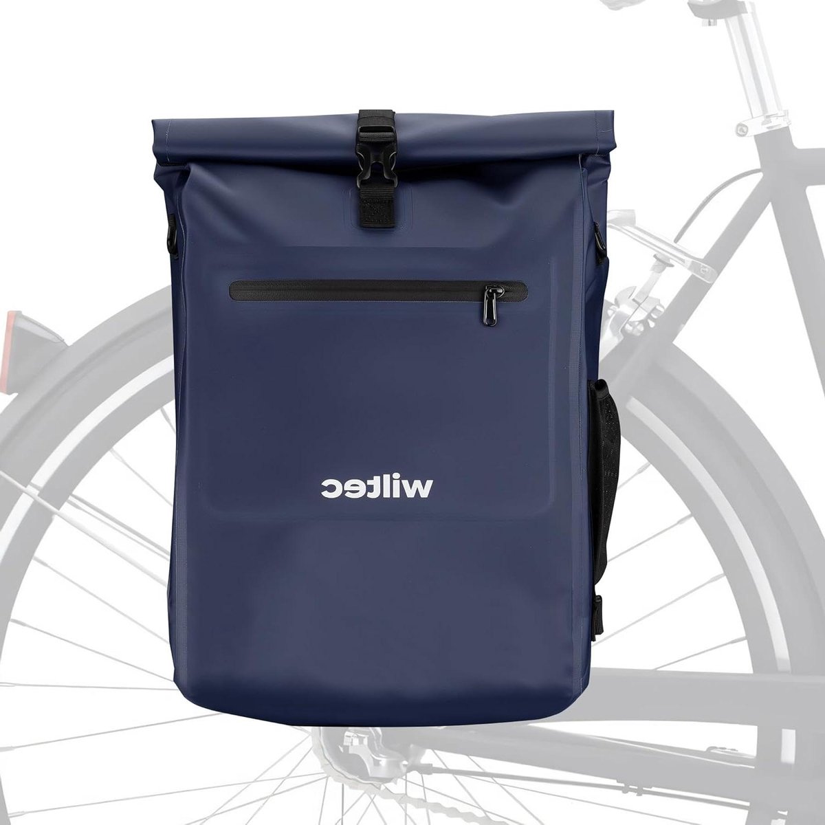 Multifunctionele Fietstas - Fietsrugzak Schoudertas - Dagelijks Vervoer - 3-in-1 Ontwerp - 25 Liter - Blauw