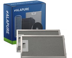 2x Filtre métallique pour Novy 563-8045 / 6830020 308x148mm