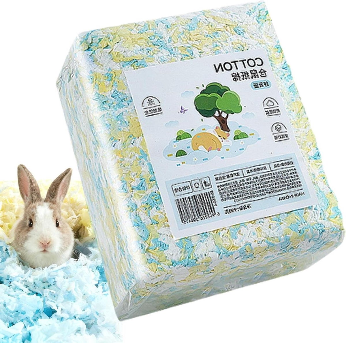 Huisdierstrooisel - Bodembedekking - Kooi Fris Houden - Hoge Absorptie - 590 gram - Groen
