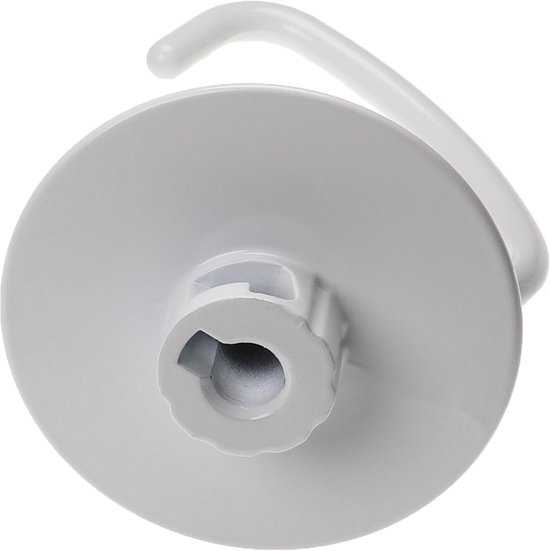 Kneedhaak Keukenmachine - Roerhaak Deegmixer - Zwaar Deeg Kneden - Antiaanbak Polyamide Coating - 145 x 12 cm - Wit van Merkloos — afbeelding 2