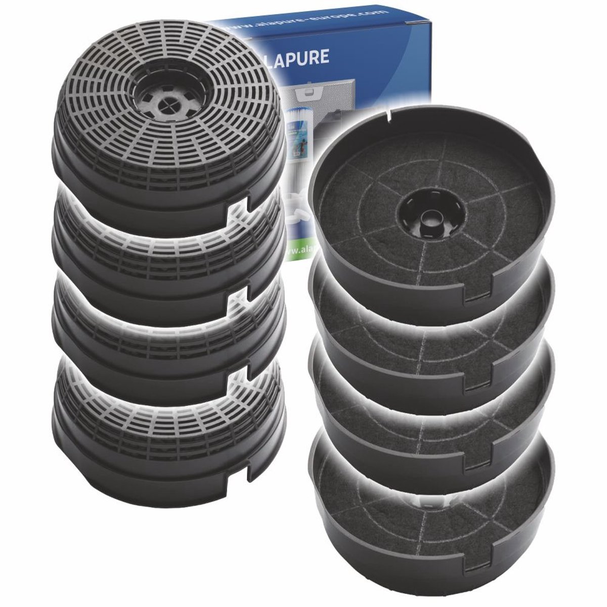 4x Koolstoffilter voor AEG 4055374690 / MCFE37 (2St.)